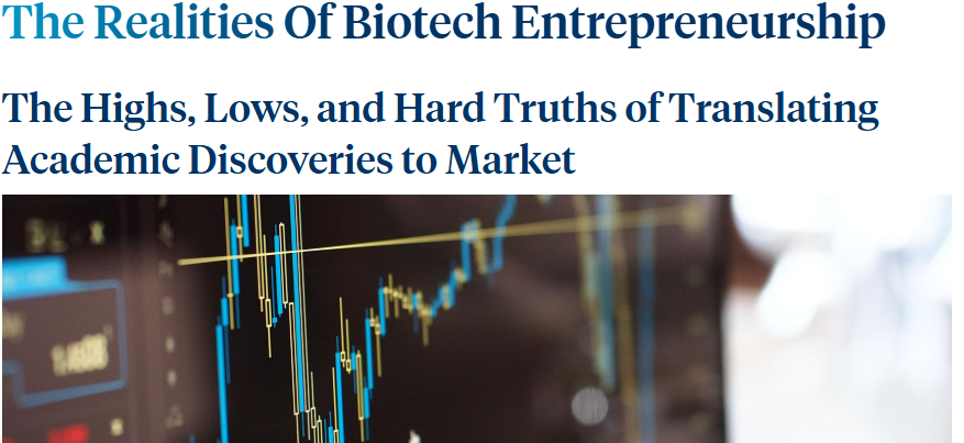 The Realities of Biotech Entrepreneurship