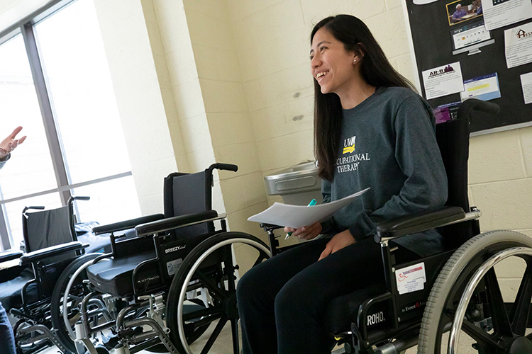 Mobility Technology Day lets students experience wheelchairs