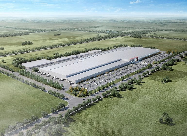 Foxconn factory plan calls for hundreds of trees surrounding concrete and metal wall