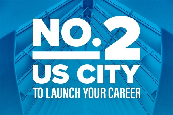 Number 2 US city to launch your career